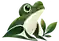 OneFrog winking frog logo